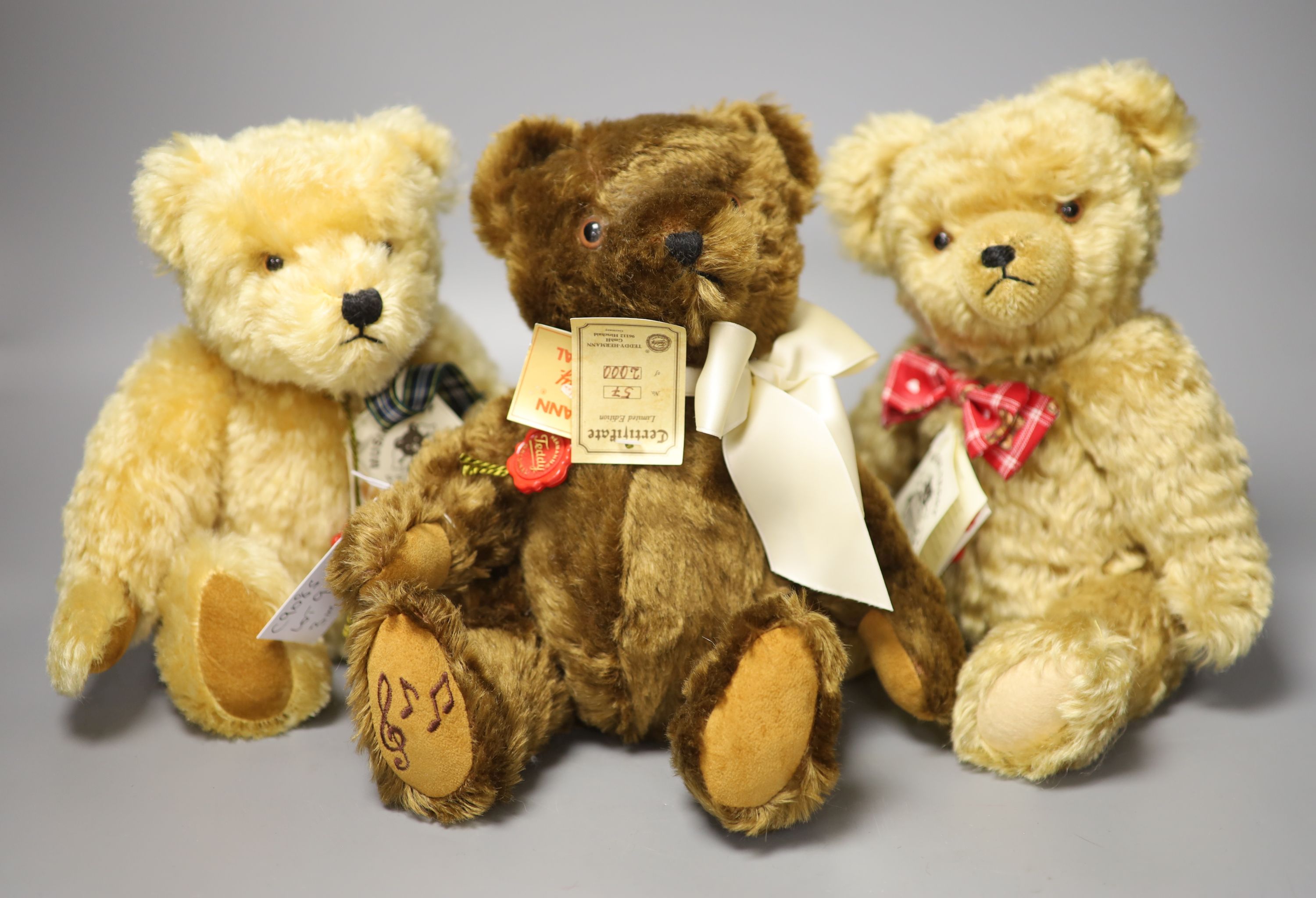 Three Herman musical bears